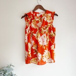 Rose & Olive Floral tank top size XS